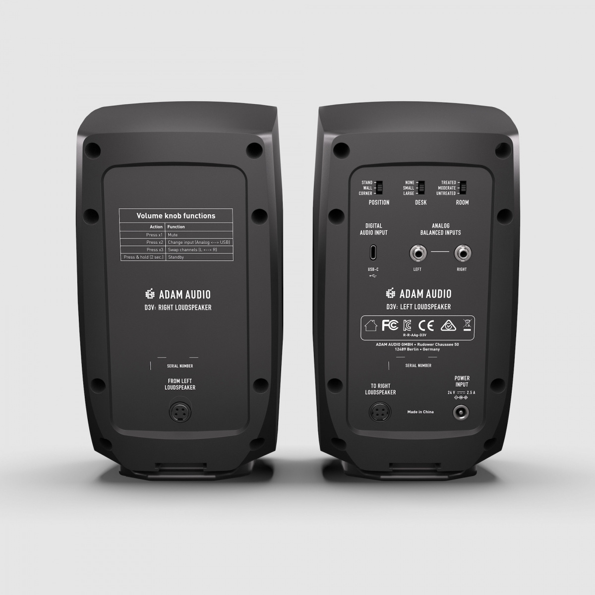 Adam Audio D3V [par] - black