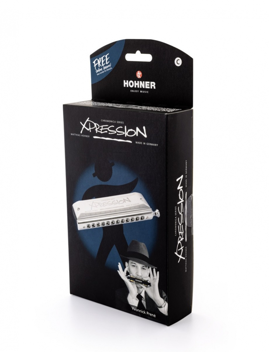 Hohner Xpression kromatiskt munspel av h�g kvalit�