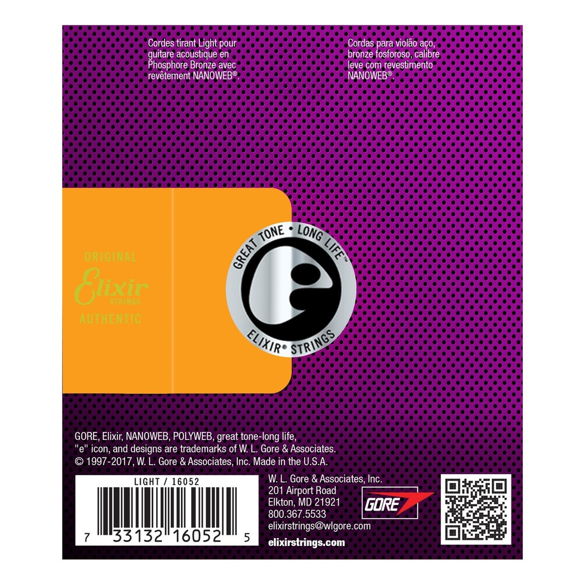 Elixir PBL Nanoweb Phosphor Bronze 12-53