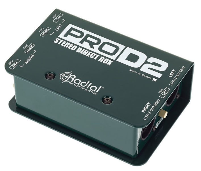 Radial PRO D2 Stereo Passive Direct Box