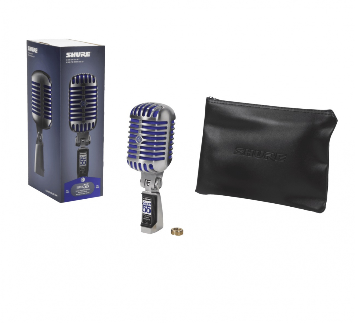 Shure Super 55 Deluxe mikrofon med tillbeh�r