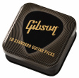 50-pack Gibson Standard plektrum i tjocklek thin