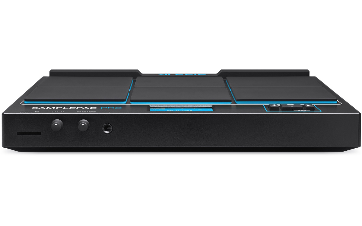 Digital slagplatta med 8 pads och en stor inbyggd ljudbank.