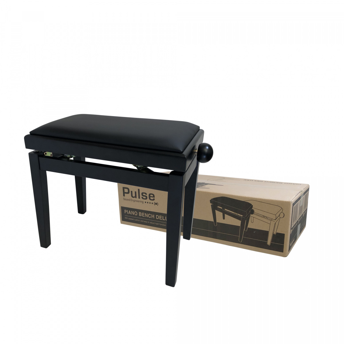 Pianopall fr�n Pulse i matt svart finish