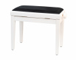 Pulse Piano Bench Deluxe - matt vit Pianopall i matt vit finish från Pulse