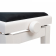 Pulse Piano Bench Deluxe - matt vit Pulse Piano Bench Deluxe - matt vit