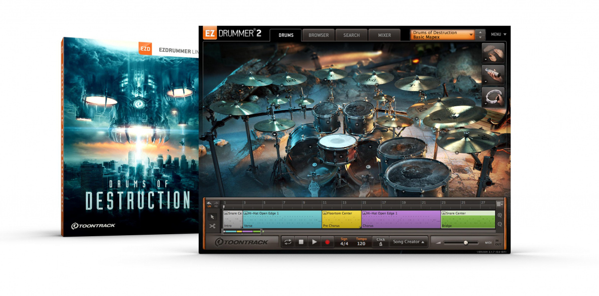 Toontrack Drums of Destruction EZX - Download