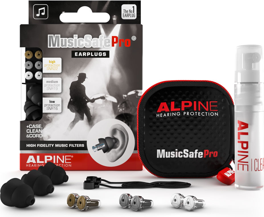 Alpine MusicSafe PRO Earplugs - Black