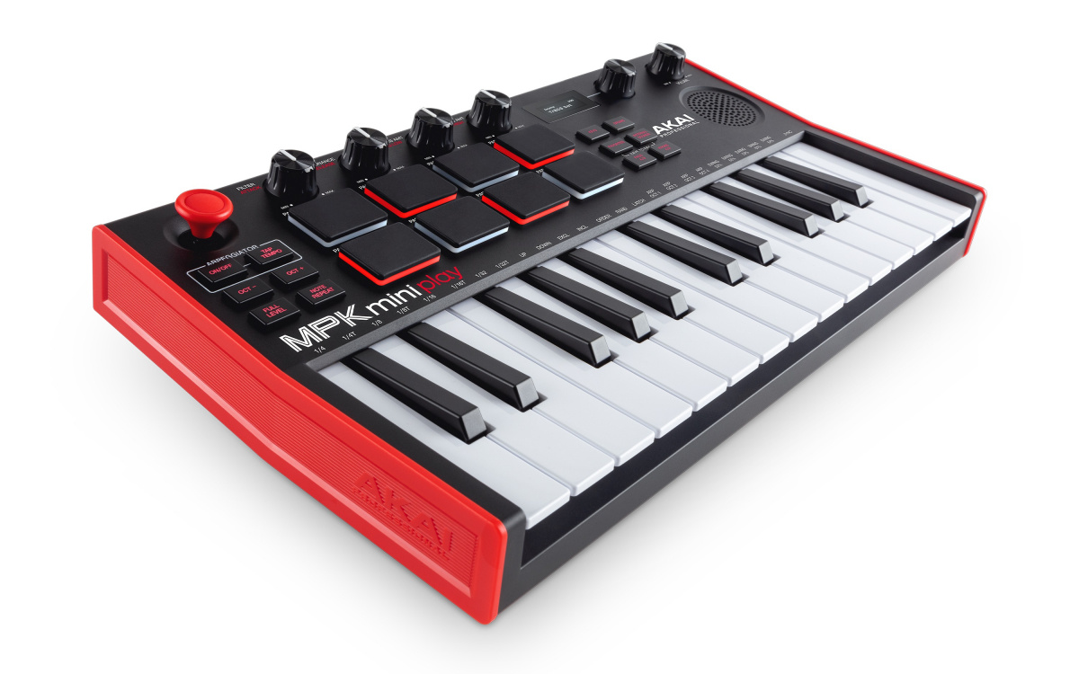 Akai MPK Mini Play MK3 midicontroller med h�gtalare