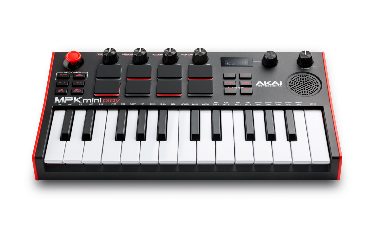Akai MPK Mini Play MK3 midicontroller med h�gtalare