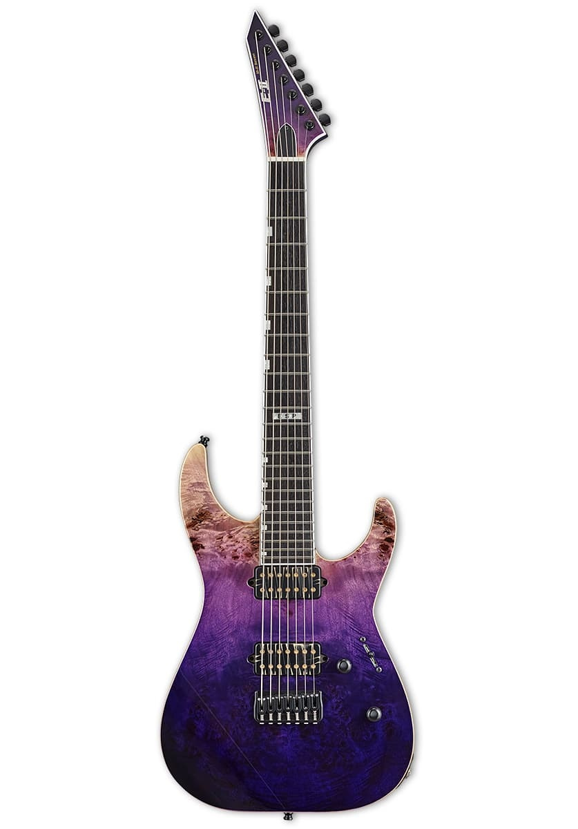 ESP E-II M-II 7 NT Purple Natural Fade