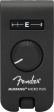 Fender Mustang Micro Plus Front där displayen visar stämapparaten