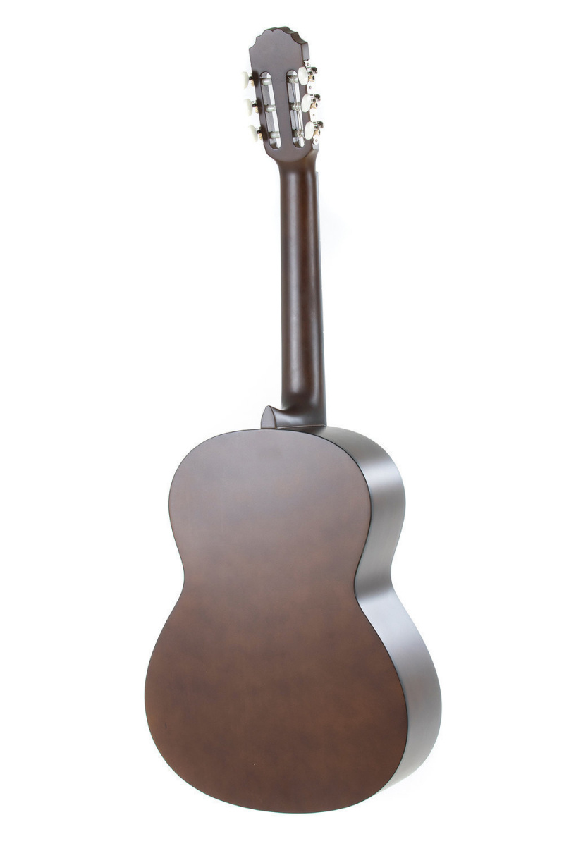 Fullstor nylonstr�ngad gitarr i valn�tsf�rg