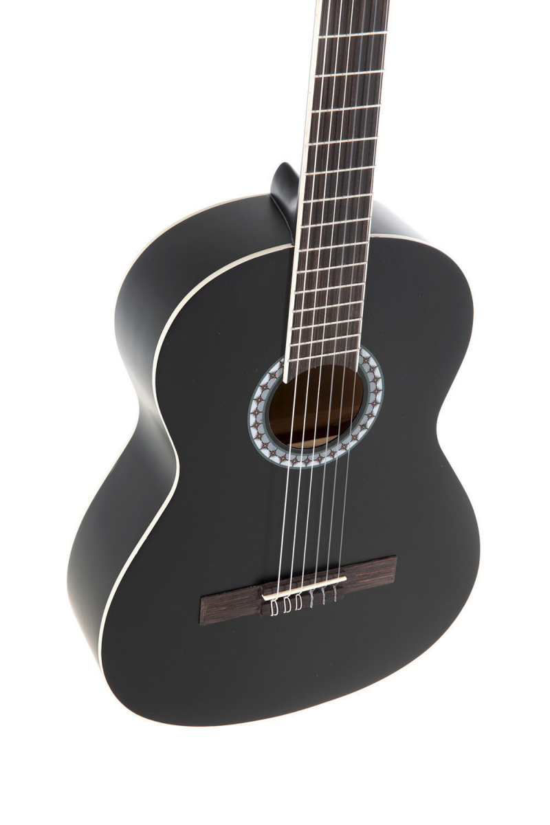 Fullstor nylonstr�ngad gitarr i svart