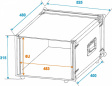 Roadinger Effect Rack 6U - 38cm djup Roadinger Effect Rack 6U - 38cm djup
