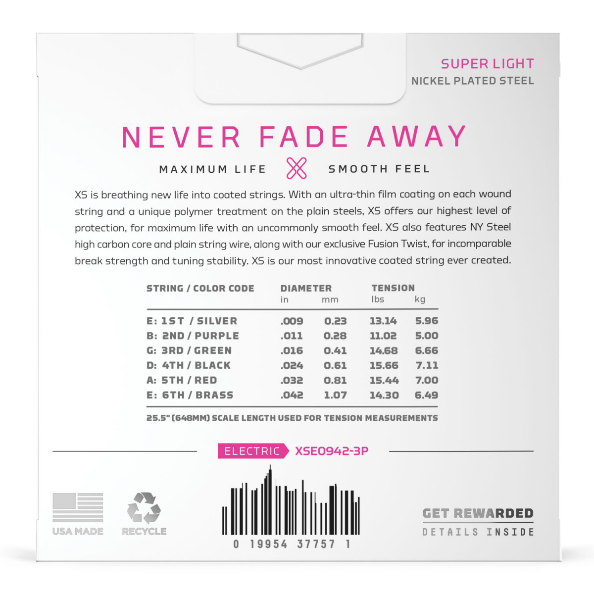 DAddario XSE0942-3P 9-42 [3-pack]