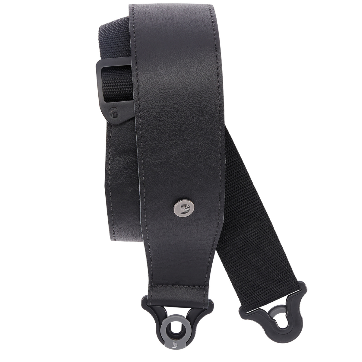 DAddario 25BAL00 Comfort Leather Strap Autolock - Black