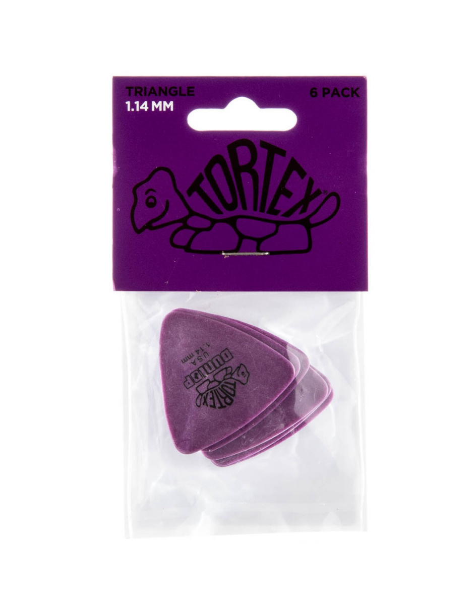 Tortex Triangle plektrum i 6-pack