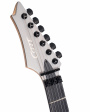 Cort X500 Menace - Gray Satin Headstock på en Cort X500 Menace elgitarr Gray Satin
