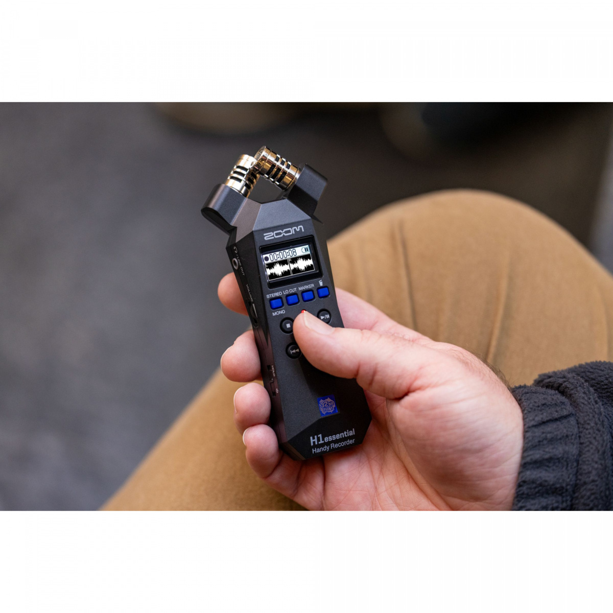 Portabel ljudinspelare som �r extremt l�tt att anv�nda