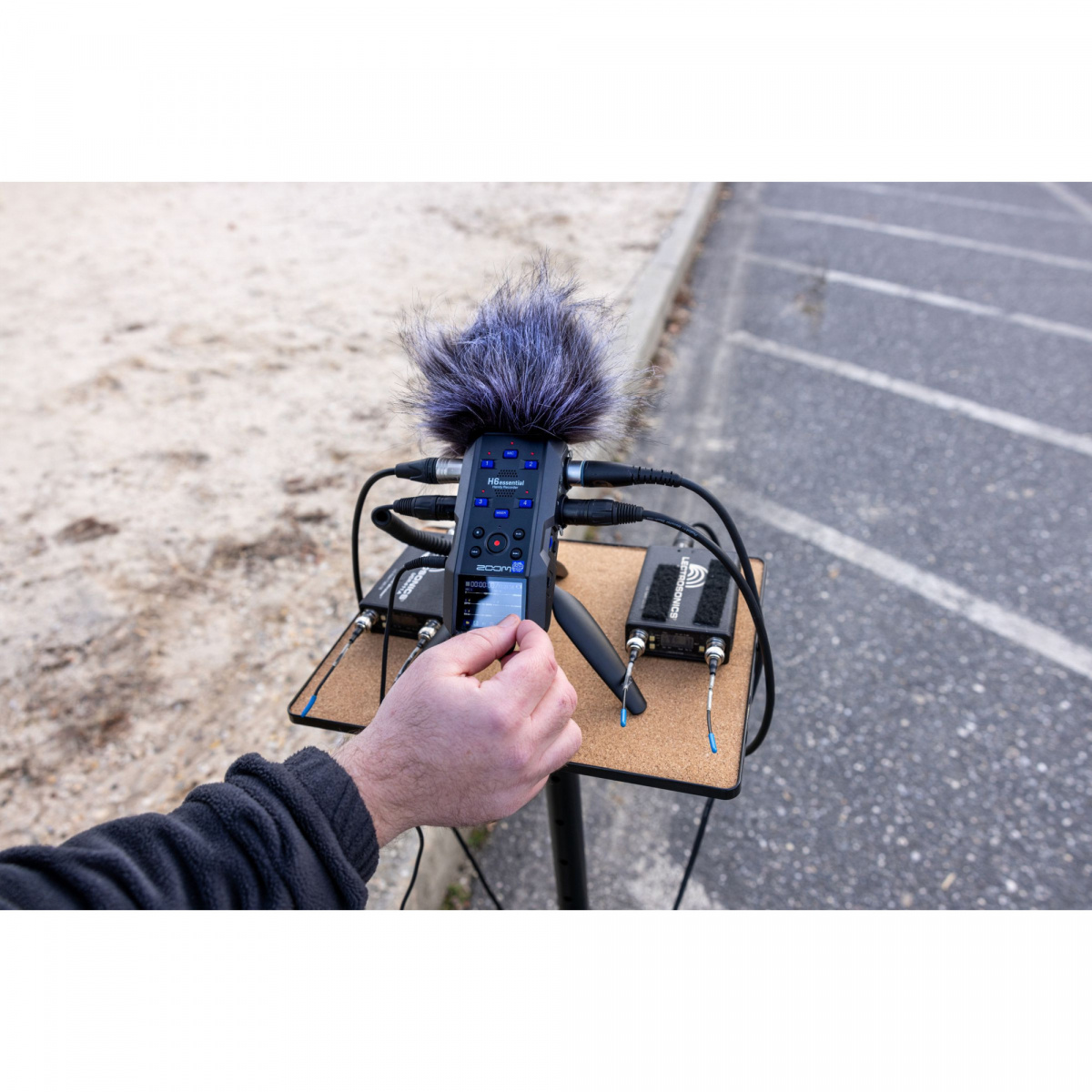 Portabel inspelare med inte mindre �n sex sp�r