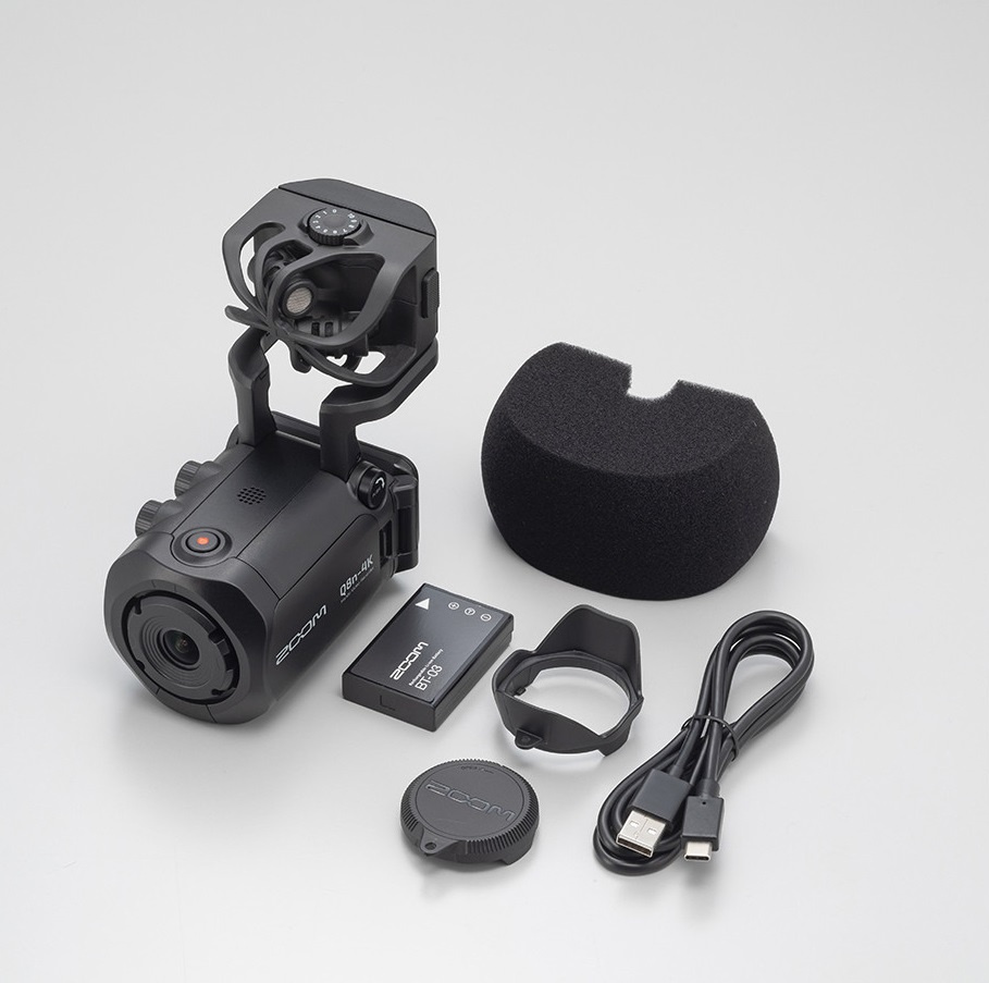 Zoom Q8n-4K videokamera med mycket bra ljudinspelning