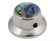 Boston Nickel Bell Knob w. Abalone Inlay Boston Nickel Bell Knob w. Abalone Inlay