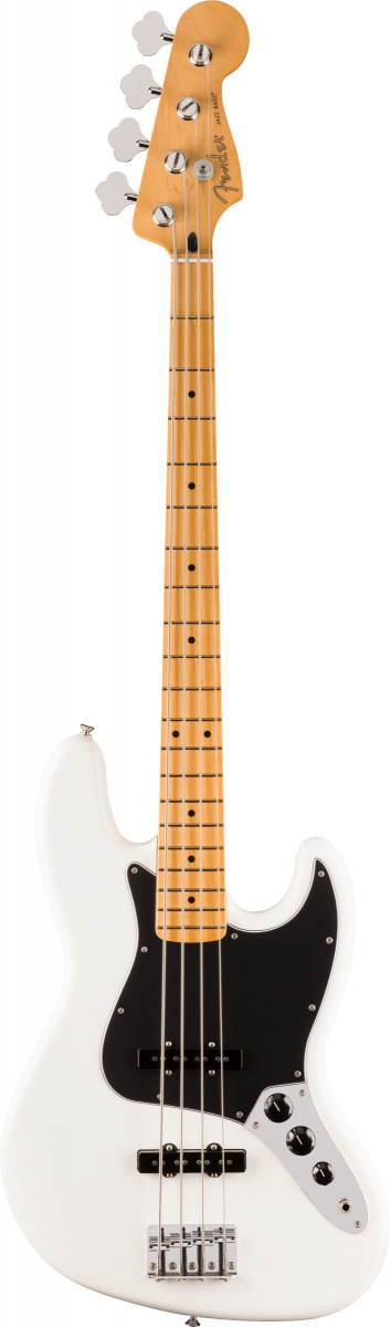 Vit J-bas elbas fr�n Fender. Klassisk modell i snygg design.