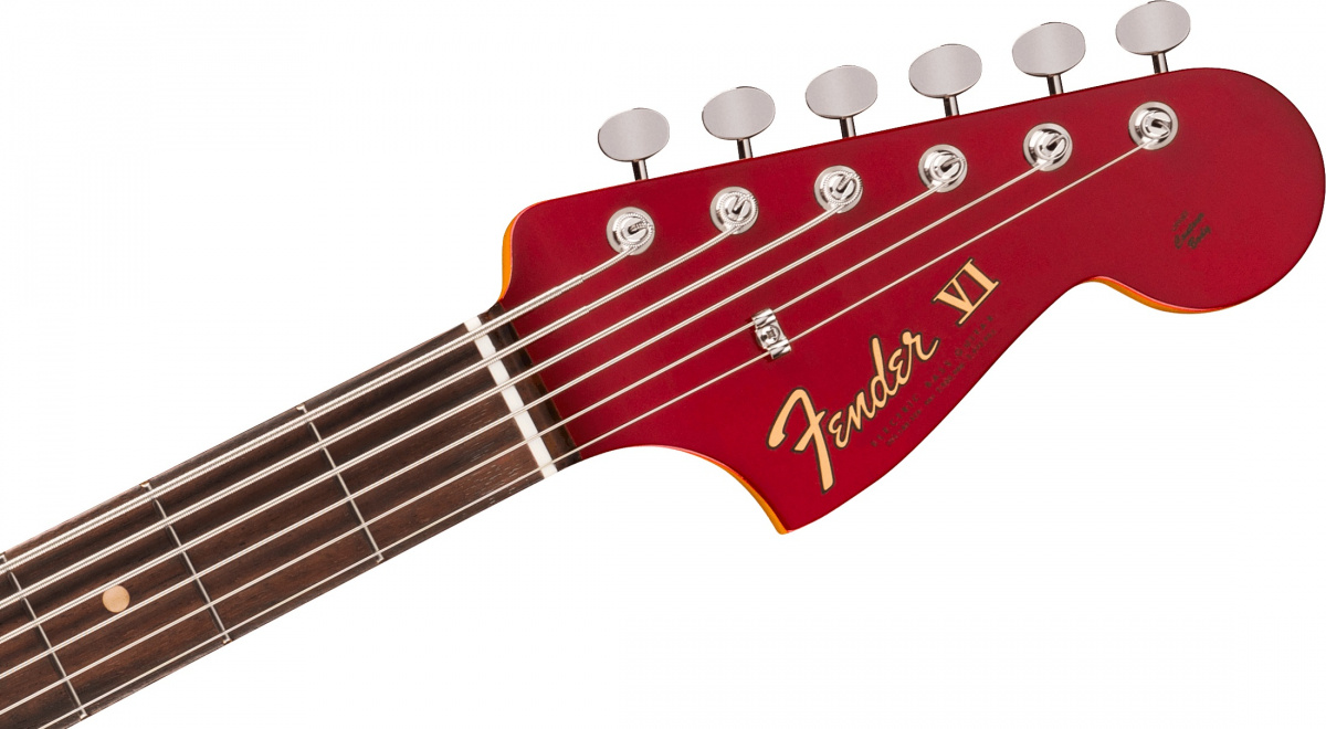 Fender Vintera III Bass VI 6-str�ngad elbas i r�d finish
