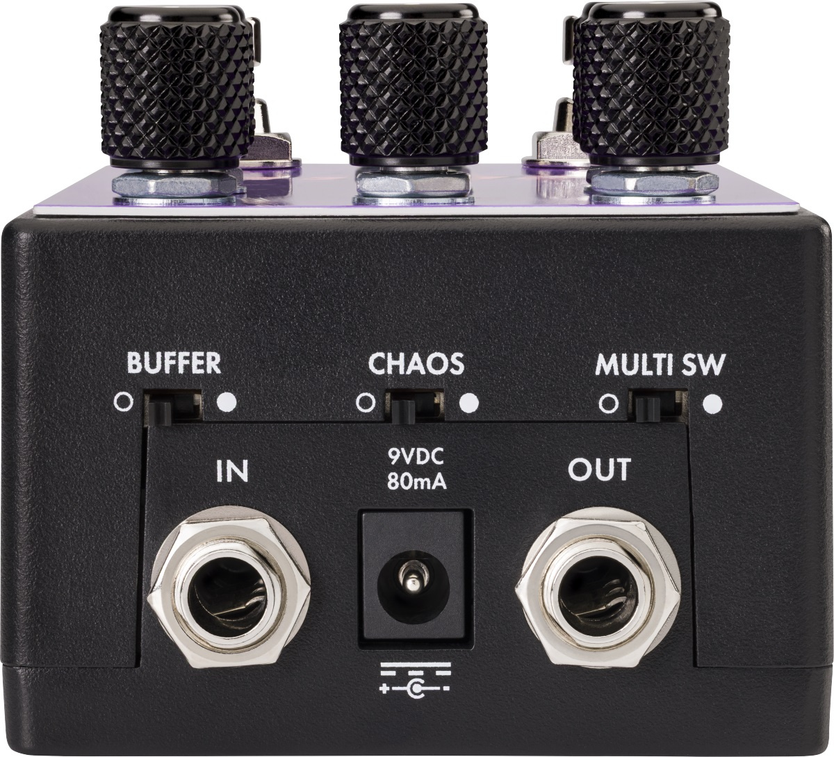 Fender The Pelt V2 Fuzz baksida med bypass-switch