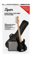 Squier Affinity Precision Bass PJ Pack - Black Squier Affinity Precision Bass PJ Pack - Black