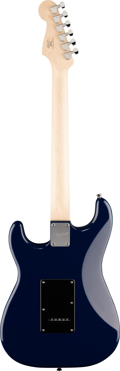 Baksidan av en Squier Sonic Stratocaster HSS med lönngreppbräda