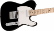 Squier Sonic Telecaster - Black Squier Sonic Telecaster framifrån i högglansig finish