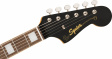 Squier Classic Vibe 60s Jazzmaster - Black Matchande svart huvud på en Squier FSR Classic Vibe ’60s Jazzmaster Black