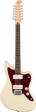 Squier Paranormal Jazzmaster XII - Olympic White Squier 12-strängad elgitarr i vitt