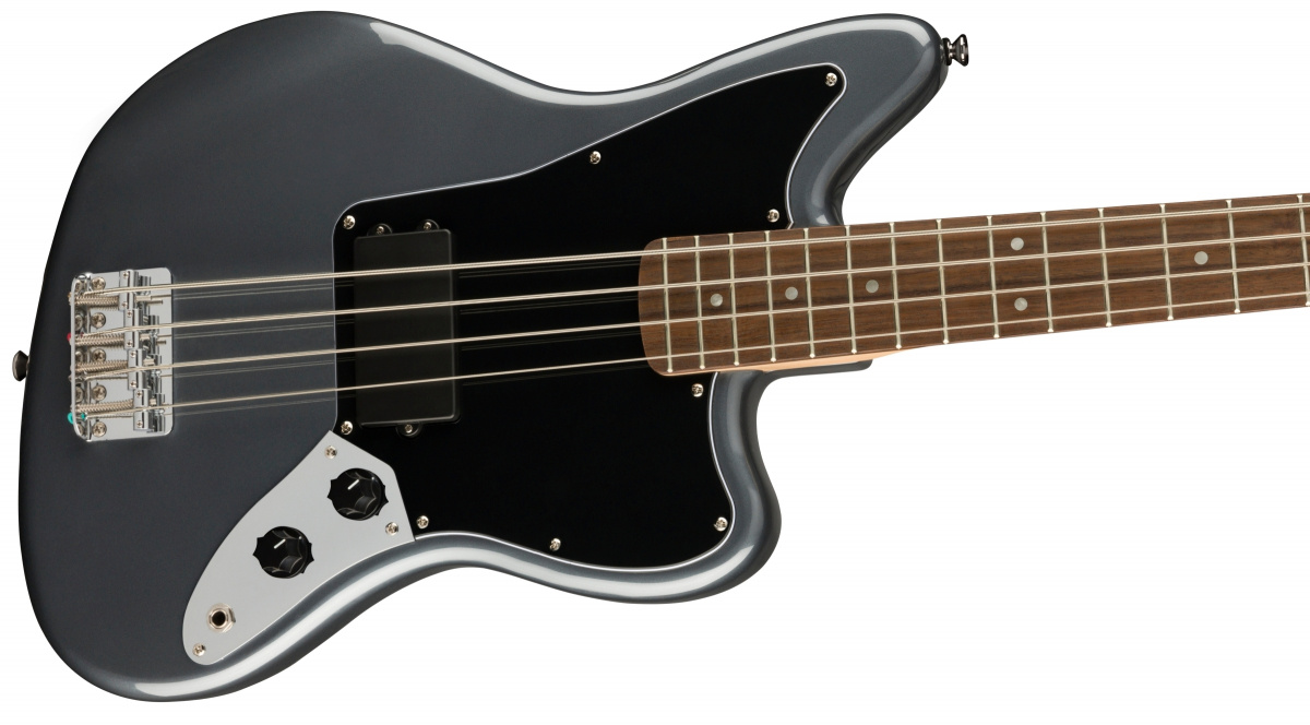 Squier Affinity Jaguar Bass - Charcoal Frost Metallic