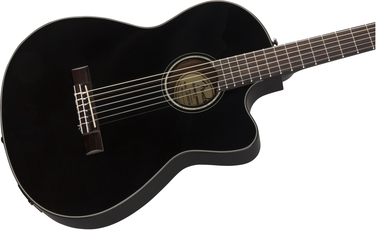 Fender CN-140SCE - Black [inkl.case]