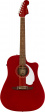 Fender Redondo Player - Candy Apple Red Fender akustisk stålsträngad i candy apple red finish