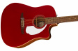 Fender Redondo Player - Candy Apple Red Fender akustisk stålsträngad i candy apple red finish