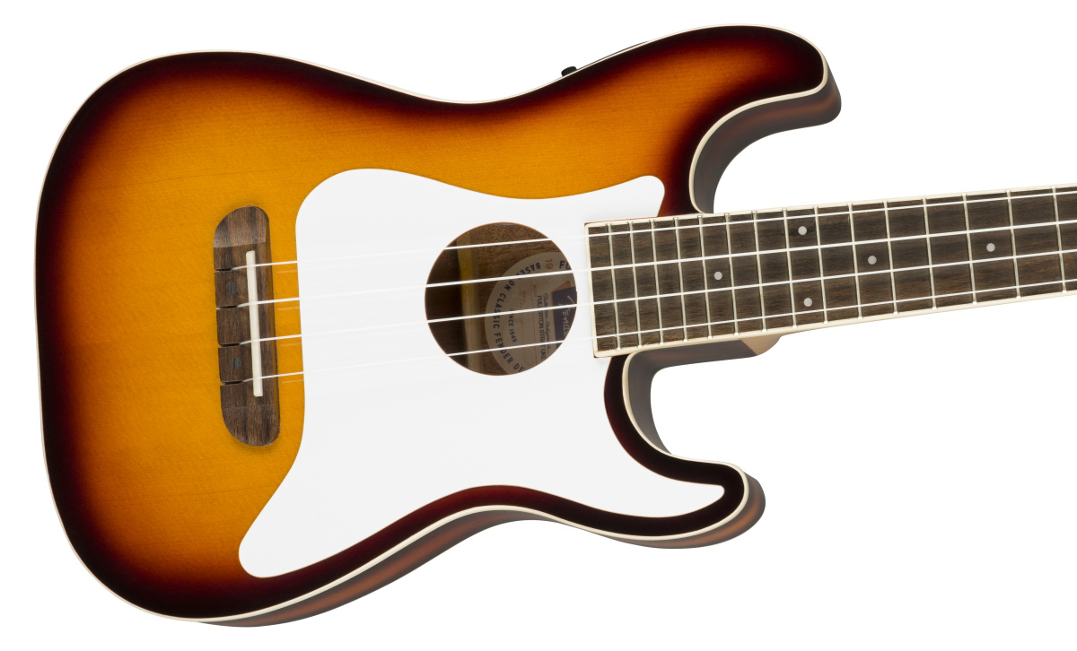 Fender Fullerton Strat Concert Ukulele - Sunburst
