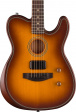 Fender Acoustasonic Standard Telecaster - Honey Burst Elgitarr och stålsträngad gitarr i samma instrument