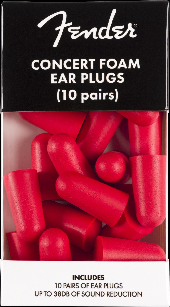 Fender Concert Foam Ear Plugs [10-pack]