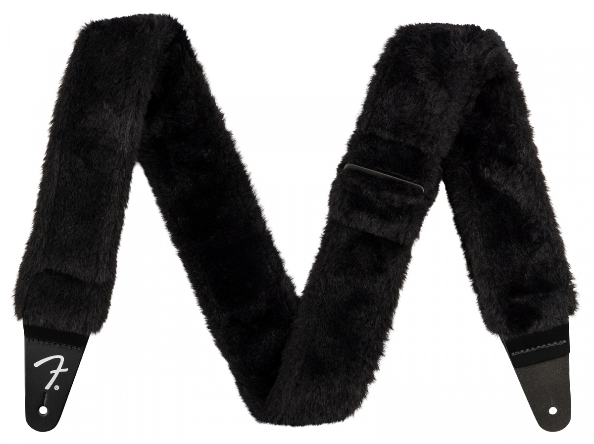 Supermjukt axelband fr�n Fender i svart f�rg