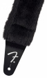 Fender Poodle Plush Axelband - Black Supermjukt axelband från Fender i svart färg