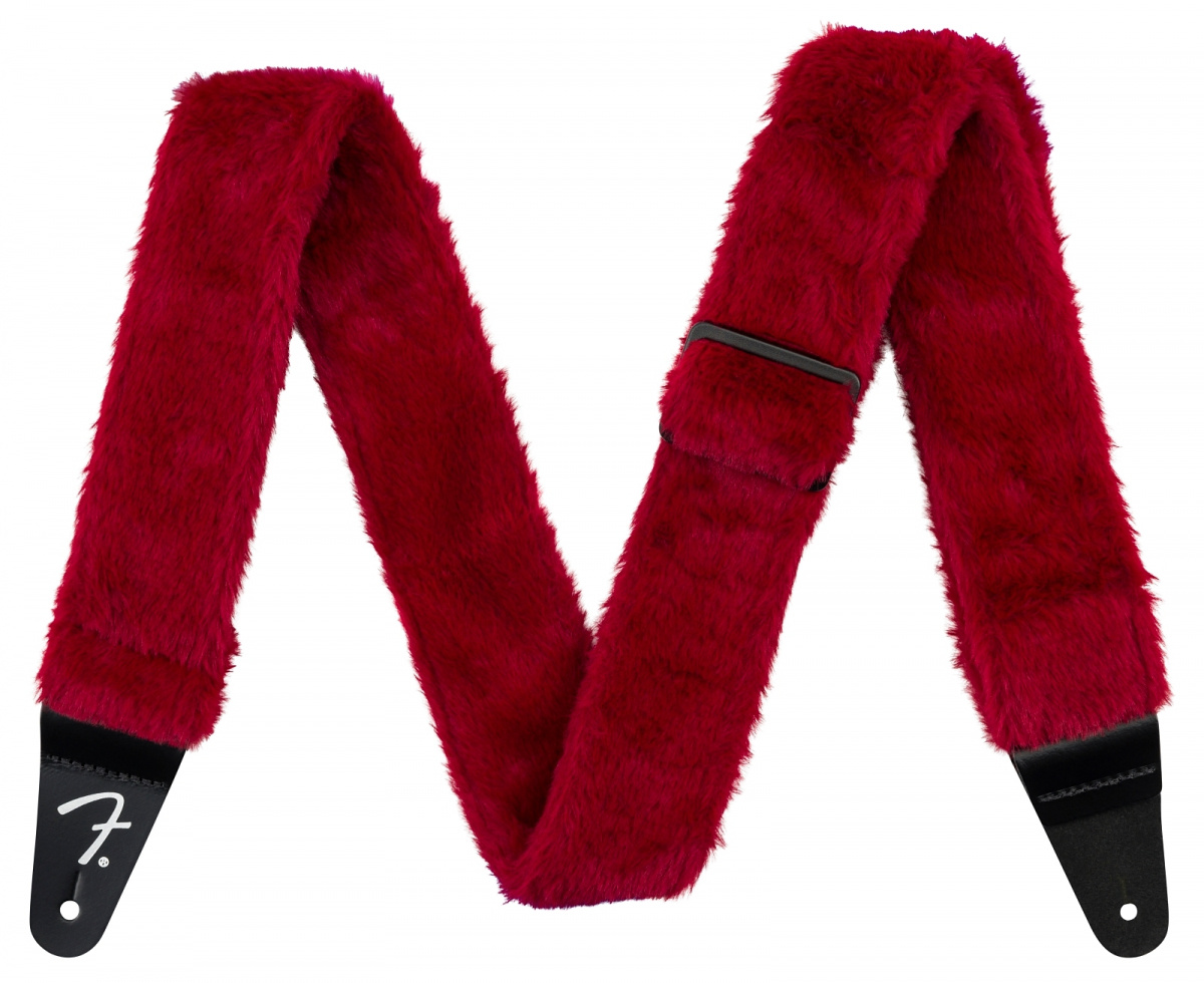 Extremt mjukt och bekv�mt axelband fr�n Fender i snygg r�d f�rg