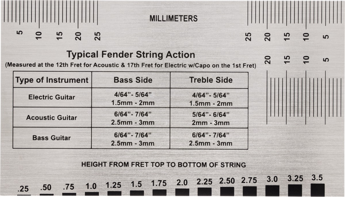 Fender String Action Gauge