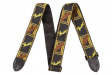 Fender Monogram Strap - Black/Yellow/Brown Fender Monogram Strap - Black/Yellow/Brown
