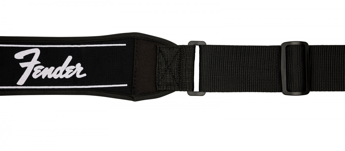 Mjukt och luftigt axelband fr�n Fender med Running Logo design