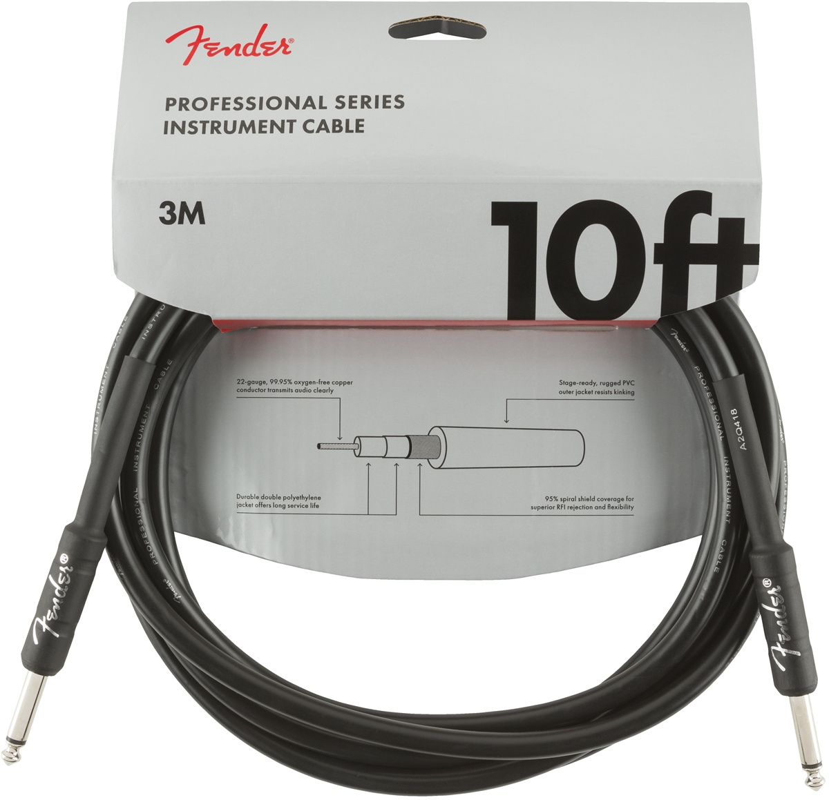 Fender Instrumentkabel - 3m