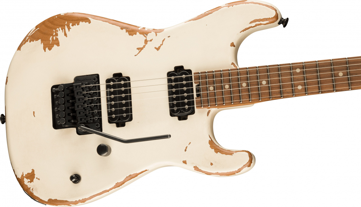 N�rbild p� Charvel Pro-Mod SD1 HH FR i Weathered White